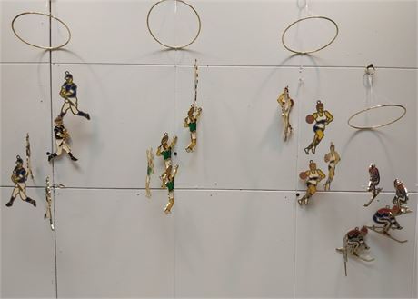 🏅 Enamel Sports & Athlete Ornament Collection 2