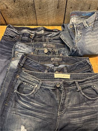 Mixed Brand Denim Lot - Silver Jeans Co. & Fashion Bug (5 Pairs) 18