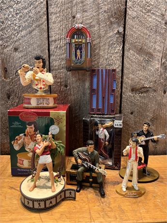 Vintage Elvis Presley Carlton Cards Heirloom Ornament Collection 3