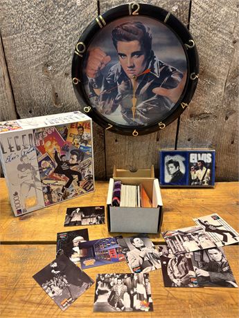 Ultimate Elvis Presley Fan Collection: Vintage Wall Clock, 1,000pc Puzzle, 11
