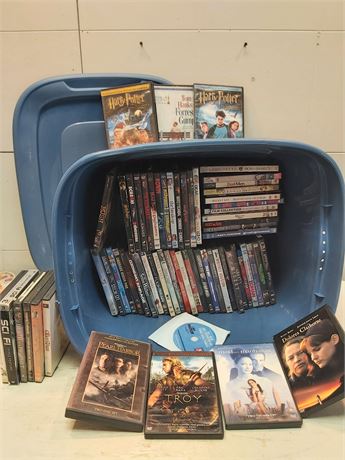 Extensive Home Movie Collection in Storage Bin 21