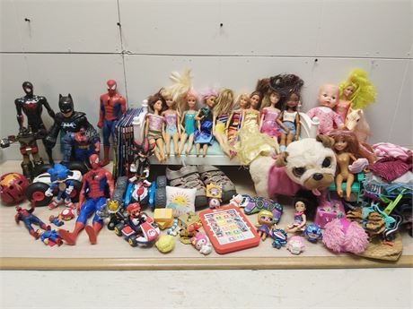 ​Mega Mixed Toy Collection: Barbie, Marvel, Mario & More 13