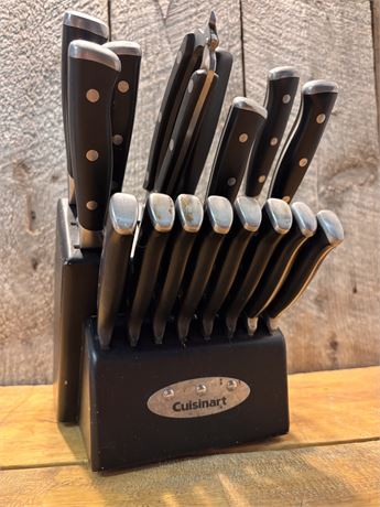 Cuisinart Classic Triple Rivet 15-Piece Cutlery Block Set FC