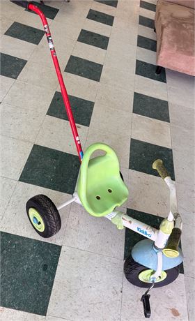Kiddi-o by Kettler Toddler Tricycle with Parental Push Bar 16FR