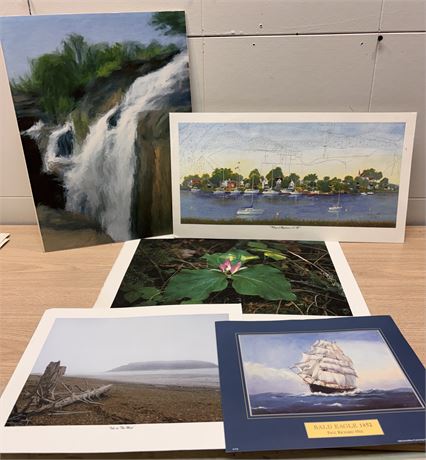 Collection of 5 Fine Art Prints FS
