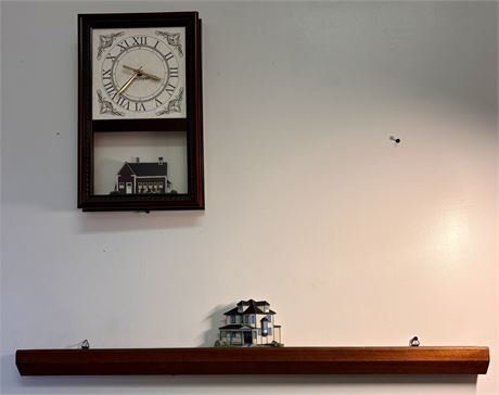 Catherine Karnes Munn Collection: Heritage House Pendulum Clock & Miniatures 16