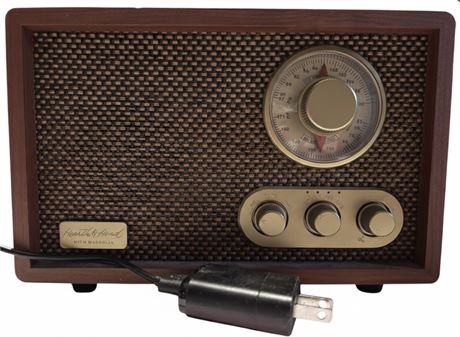 Hearth & Hand with Magnolia Vintage-Style Wood Bluetooth Radio 14