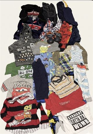 HUGE Baby Boy Clothing Lot (20+ Pcs) | Sizes 0-18M | Disney, Tommy, & More! 9