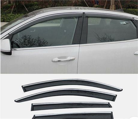 Genuine Kia Optima Side Window Vent Visors 2016-2020 - OEM NEW 16