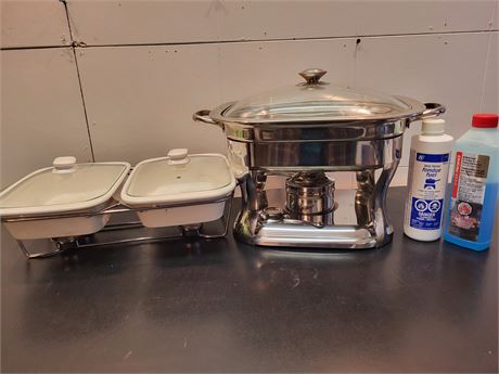 Professional Stainless Steel Chafing Dish and Buffet Server Set 11