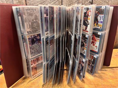 Huge Hockey Card Binder Collection Early 2000s Upper Deck & O-Pee-Chee Stars FS