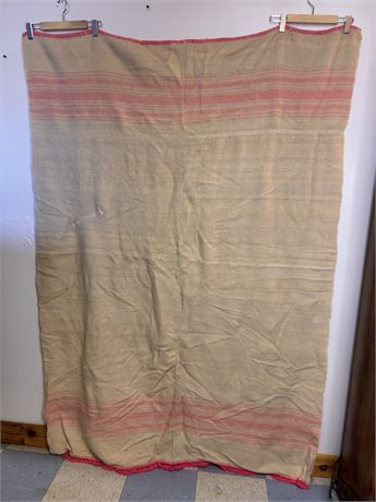 Vintage Wool Blanket & Mixed Linen 5
