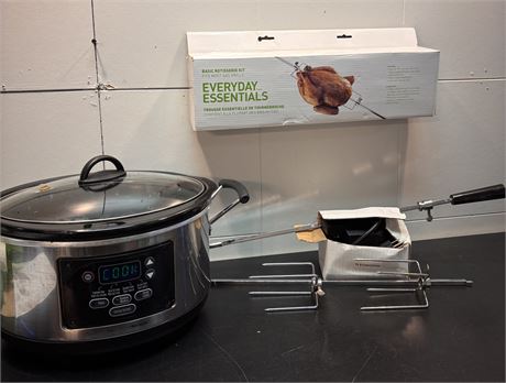 Kitchen & BBQ Combo: Hamilton Beach 6-Qt Programmable Slow Cooker 8