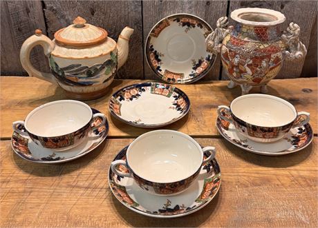 Antique & Vintage Ceramic Collection - Mixed English & Oriental Tea Ware15