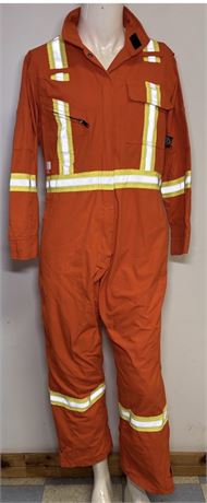MWG Apparel Premium Size XL CGSB Certified FR High-Vis Orange Coveralls