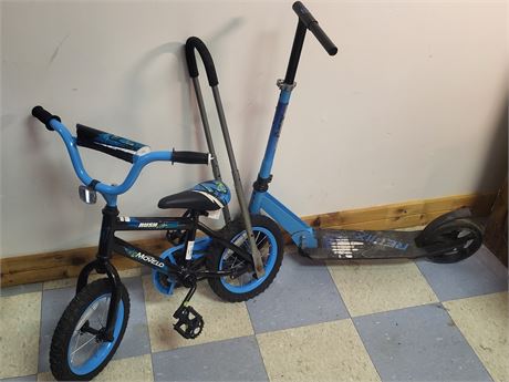 Movelo Rush Kids' Bike & Remix Kick Scooter 4