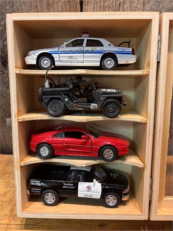 Rare Die-Cast Collection: Kinsmart Police Cruisers, Toyota MR2 FS