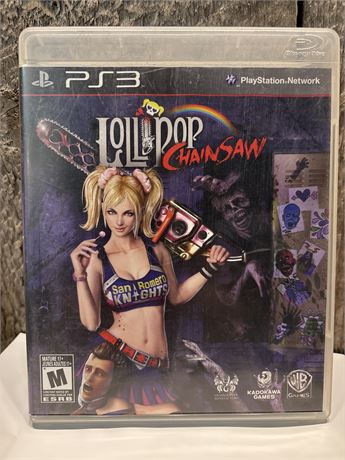 Lollipop Chainsaw (PS3) - Complete in Box - Cult Classic Horror Action FS