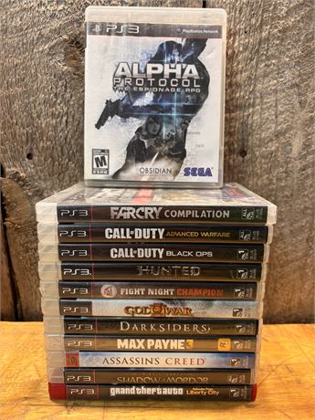 PS3 Action & Collector’s Starter Bundle (12 Games) 15