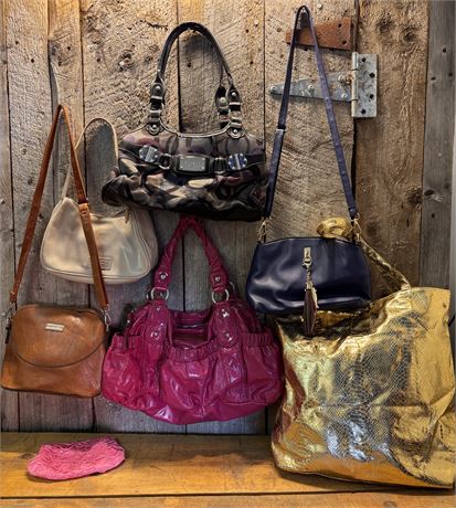 Designer & Vintage Handbags - GUESS, Kendall + Kylie, Rosetti & Metallic 14