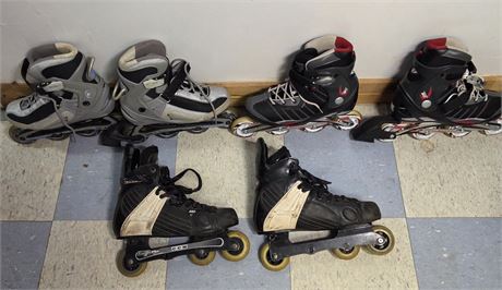 Bladerunner & CCM Inline Skate Bundle - Sizes 8 & 9 9