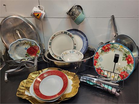 Eclectic Kitchenware & Floral Dinnerware Collection 11