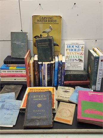 Large Collection of Vintage Technical Handbooks & General Interest Books 11