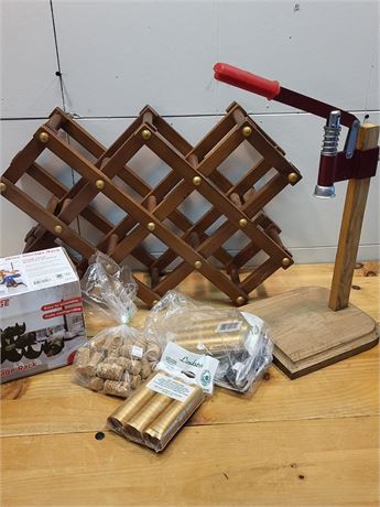 Vintage Wine Making and Storage Set 7