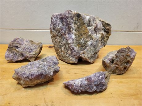 Natural Amethyst Specimen Collection
