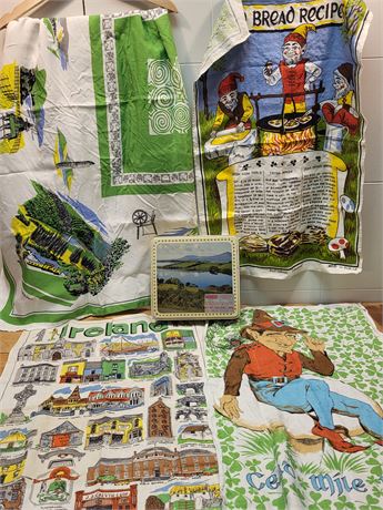 Irish-Themed Textile and Memorabilia Collection