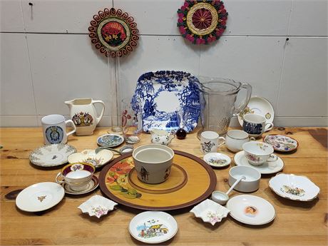 Vintage Ceramics and Tableware Assortment