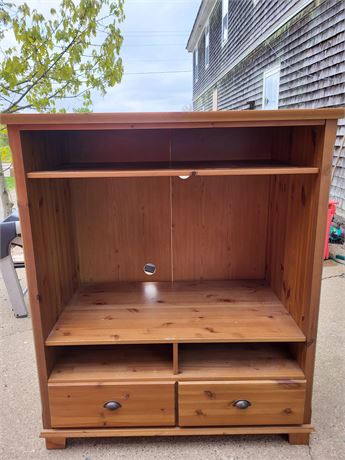 Wooden Media Console/TV Stand