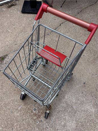 Melissa & Doug Shopping Cart - Metal Toy Grocery Trolley