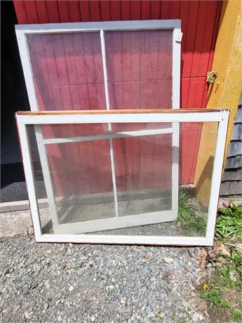 Set of 2 Vintage Window Frames