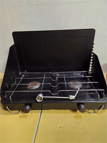 Portable 2-Burner Propane Camping Stove