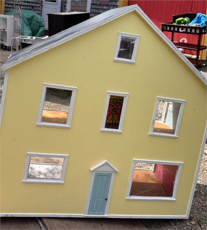 Large Custom 3-Story Wooden Dollhouse