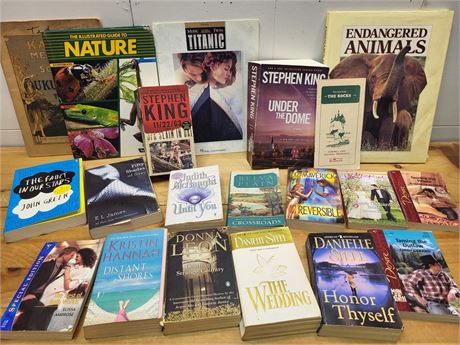 Assorted Fiction, Non-Fiction, and Reference Book Collection 15