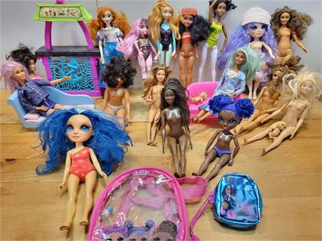 Diverse Doll Collection and Accessories 6