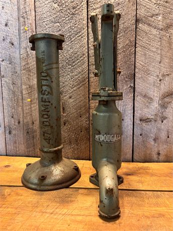 Vintage Cast Iron McDougall Water Pump & No. 47 Domestic Stand