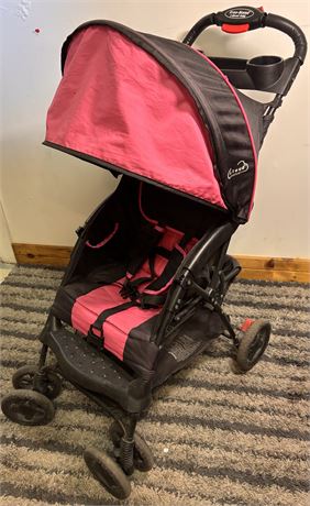 Kolcraft Cloud Sport Lightweight Stroller - Pink & Black
